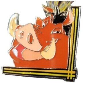 Disney Lion King Trading Pin Pumbaa Warthog Badge Brooch Lapel Pin Accessories